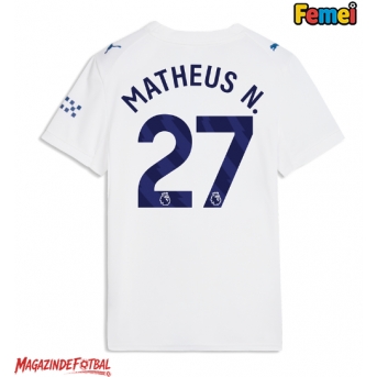 Manchester City Matheus Nunes #27 Tricou Fotbal Replică 2026-27 Femei Treilea